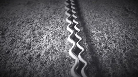 Wire line on ground floor Video stock 171363423