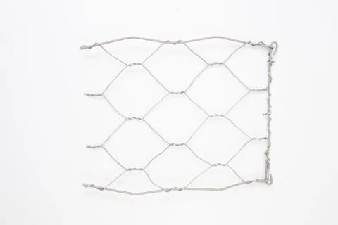 Wire mesh cage with blurry background Foto stock