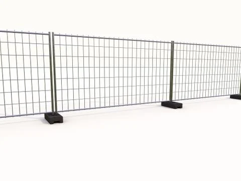 Wire mesh fence Stock Illustration