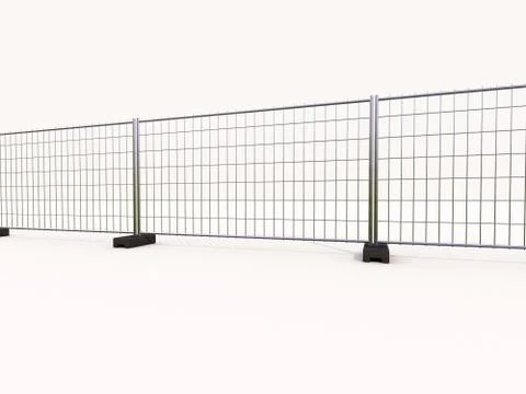 Wire mesh fence Stock Illustration