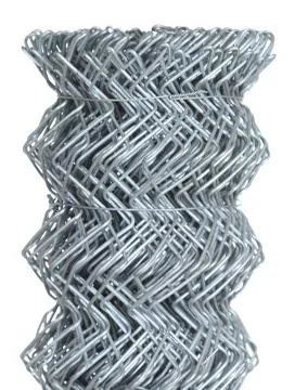 Wire mesh , isolated on white background Stock Photos