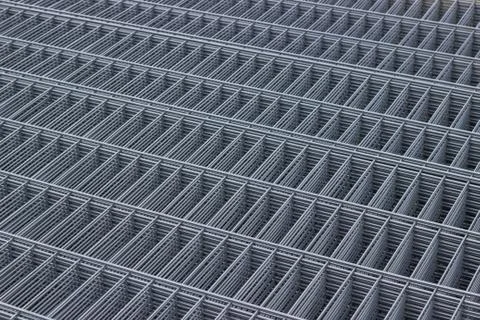 Wire mesh panels Stock Photos