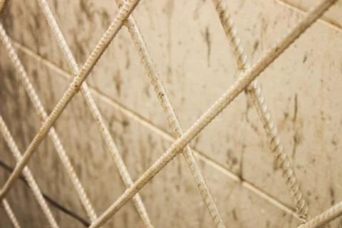 Wire mesh wall. Stock Photos