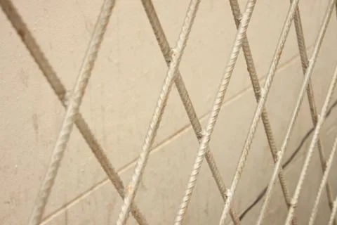 Wire mesh wall Stock Photos