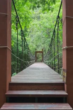 Wire Rope bridge Stock Photos