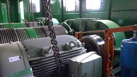 Wire rope spooling technology Video stock 91823563