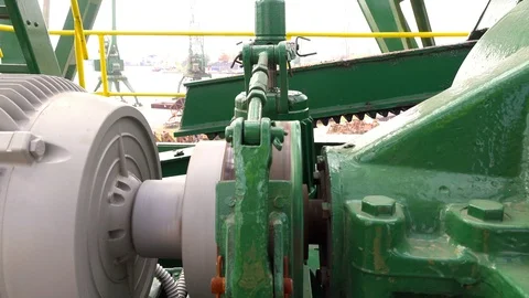 Wire rope spooling technology Video stock 91823858