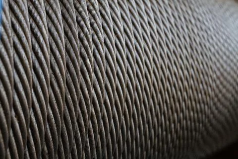 Wire rope texture Stock Photos