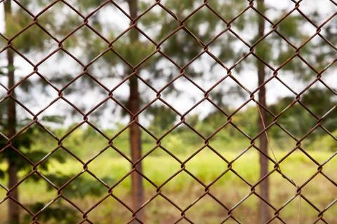 Wire rusty mesh Stock Photos