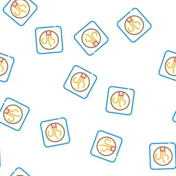 Wire socket vector seamless pattern Stock Illustration
