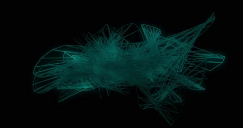 Wire Sweep Shape Loop Stock-Footage 156496733