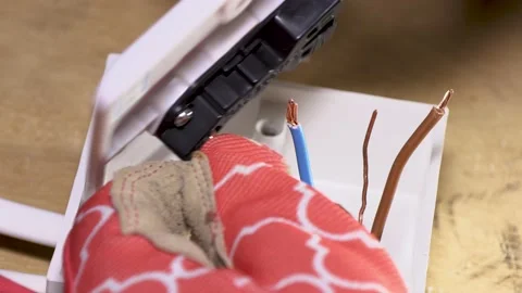 Wire in switch Stock Footage 234749139