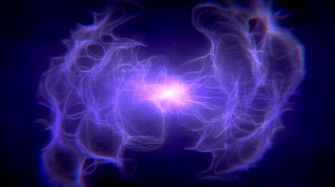 Wire Wave - Flow Energy Effect Background (HD) Stockbeeldmateriaal 43072241