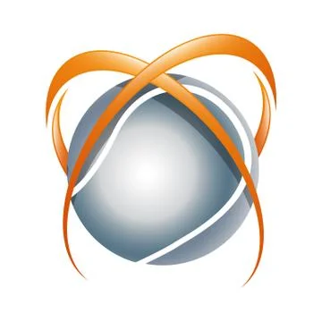 Wire World Logo Template vector illustration Stock Illustration