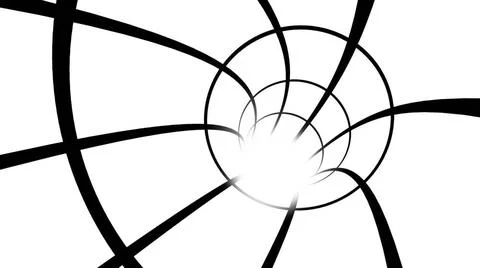 Wired gravity hole Wired gravity hole. Computer generated 3d render Copyri... Stock Photos