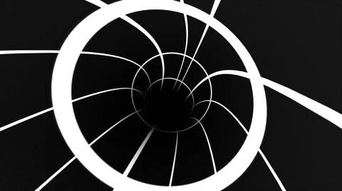 Wired gravity hole Wired gravity hole. Computer generated 3d render Copyri... Stock Photos
