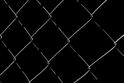 Wired with high contrast Foto stock