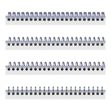 Wired spiral Stock Illustration