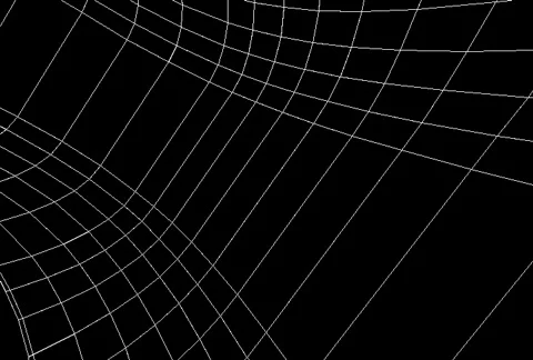 Wireframe 3 Comp 1 Stock Footage 138132