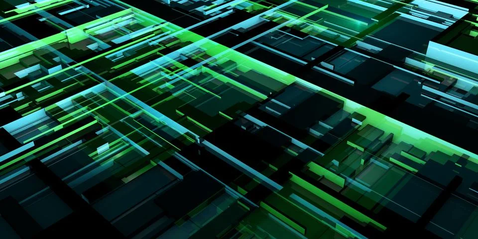 Wireframe Abstract Illustrazione stock