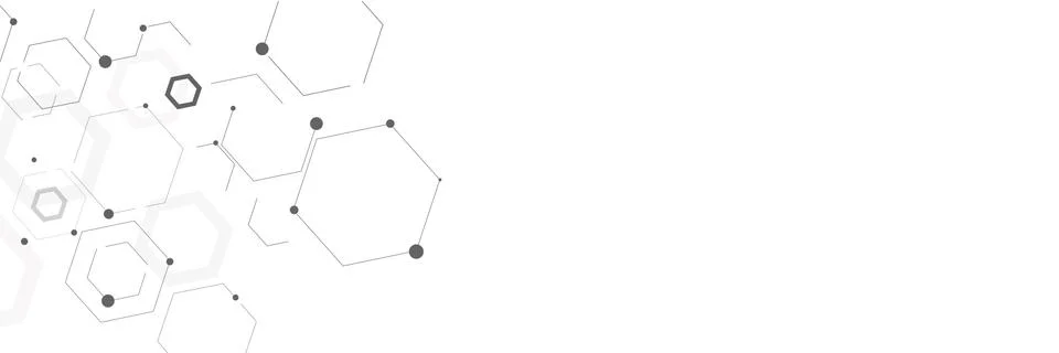 Wireframe abstract polygonal element with lines and dots Stock Illustration