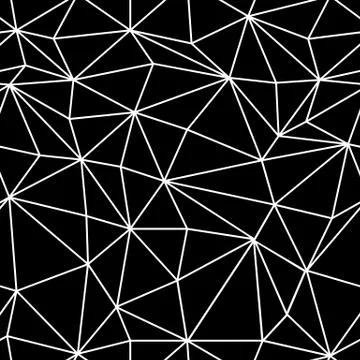 Wireframe Abstract Surface Seamless Pattern Illustrazione stock