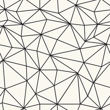 Wireframe Abstract Surface Seamless Pattern イラスト素材