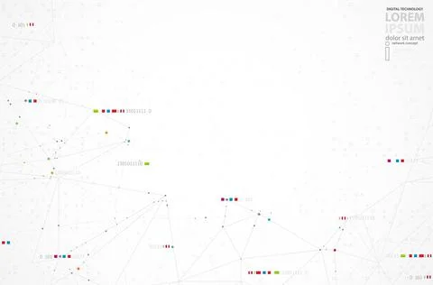 Wireframe background with plexus effect. Futuristic vector illustration. イラスト素材