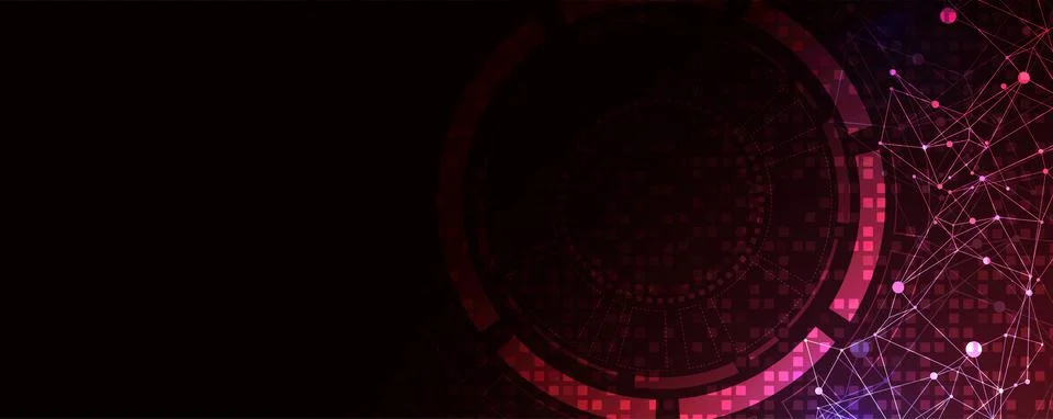 Wireframe background with plexus effect. Futuristic vector illustration. 스톡 일러스트