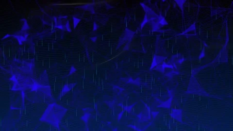 Wireframe background with plexus effect hi-tech digital, cyberspace, innovation Stock Footage 278282219
