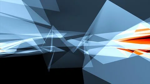 Wireframe background with plexus effect. Stock Illustration