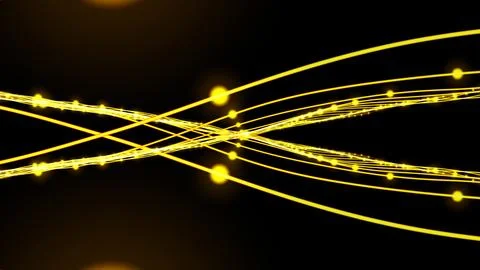 Wireframe background with plexus effect. Stock Illustration
