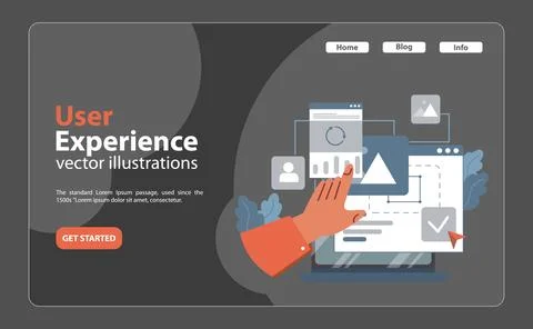 Wireframe Development concept. Flat vector illustration Stockillustratie