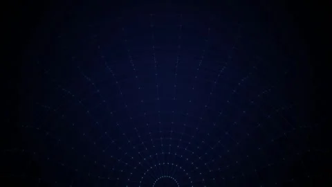 Wireframe dome grid cyan points twisting seamless loop background Stock Footage 345999985
