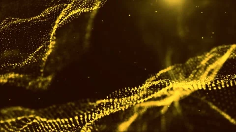 Wireframe dynamic polygon grid structure ripple motion abstract blue mesh wave  Stock Footage 252892897