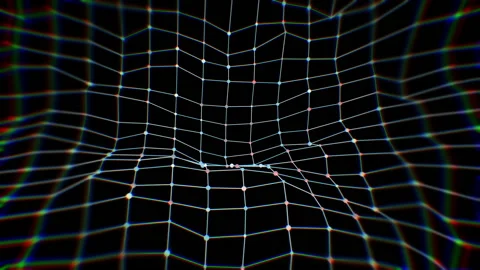 Wireframe Field Stock Footage 168467896