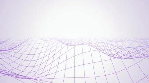 Wireframe grid terrain undulating seamless loop motion background Stock Footage 344231428