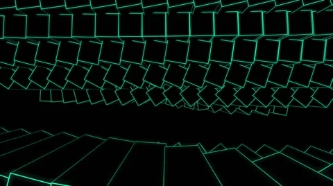 WireFrame Grid VJ Loop 10 Stock-Footage 40717100