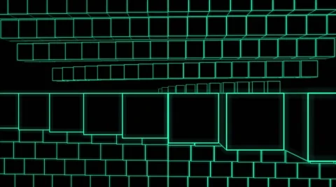 WireFrame Grid VJ Loop 12 Stock-Footage 40717053
