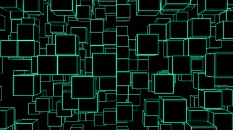 WireFrame Grid VJ Loop 15 Video stock 40717040