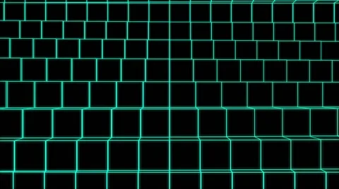WireFrame Grid VJ Loop 5 Video stock 40717348
