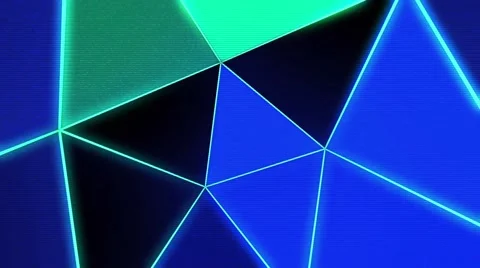 Wireframe Landscape Flashing Pads Stock-Footage 64754800