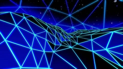 Wireframe Landscapes Stock-Footage 64768555