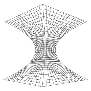 Wireframe Mesh Funnel Stock Illustration