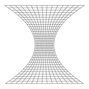 Wireframe Mesh Funnel Stock Illustration