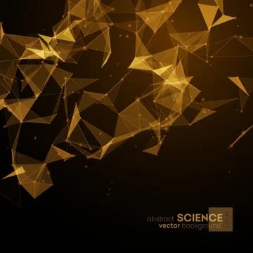 Wireframe mesh polygonal background イラスト素材