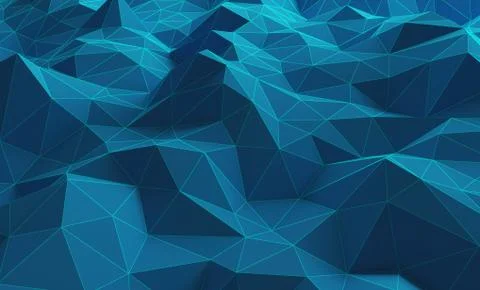 Wireframe of mountains in technology concept. Sci-Fi data futuristic backgrou イラスト素材