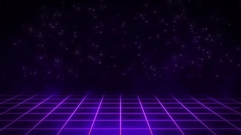 Wireframe net. Abstract digital background. 80s, 90s Retro futurism, Retro Stock Footage 284318115