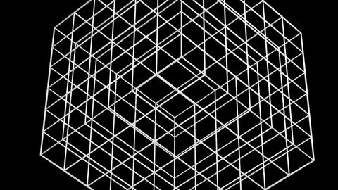 Wireframe object Illustrazione stock