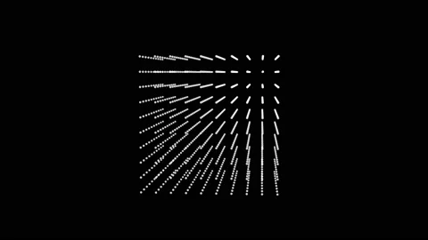 Wireframe polygonal element. 3D cube with dots Stock Footage 117434379